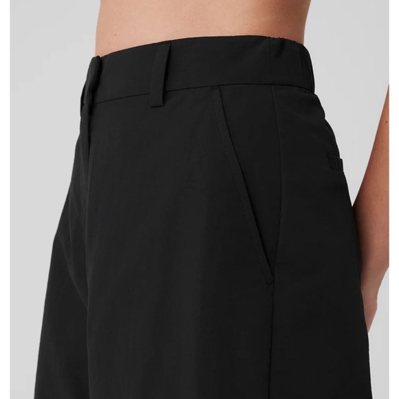 ALO Yoga Black Wide Leg Pants - Picture 4 of 10